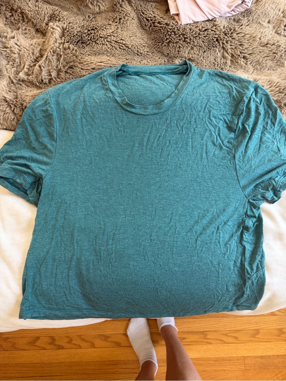 lululemon Teal Short Sleeve soft jersey T-Shirt